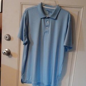 Kenneth Cole Light Blue Polo Shirt for Men